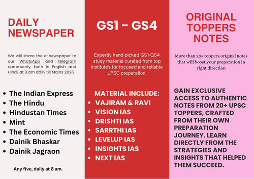 UPSC Starter to Ranker kit